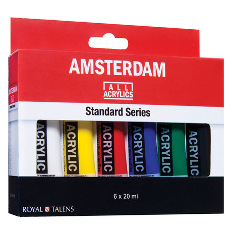 Bruynzeel amsterdam acrylverf standard set, 6dlg.