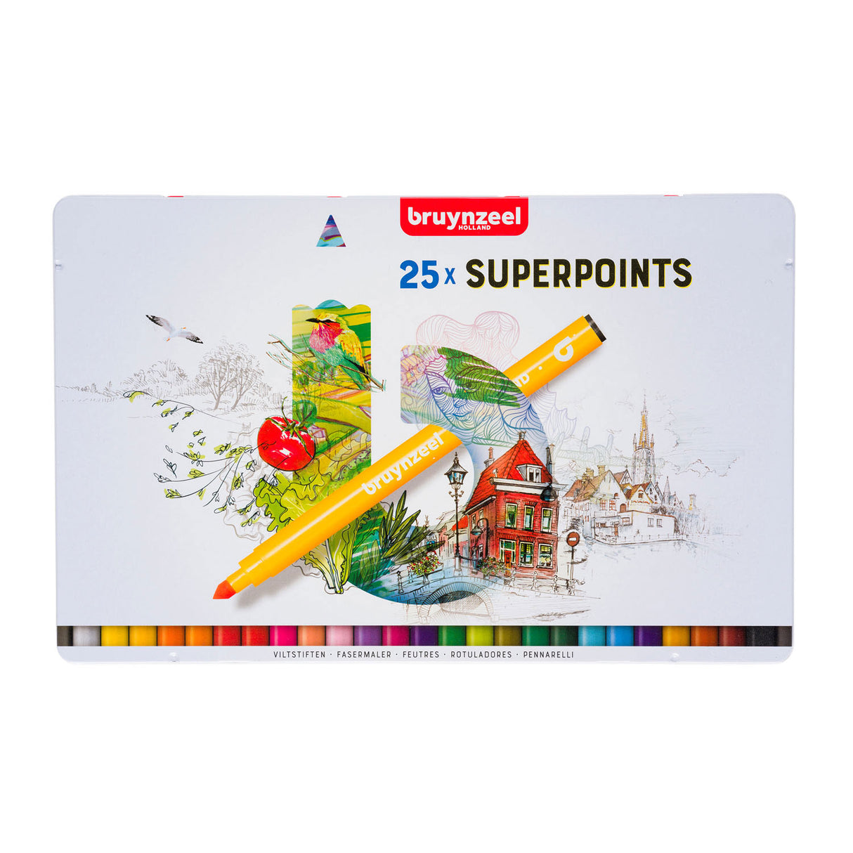 Bruynzeel Felt -Tip stylos Superpunt, 25e.