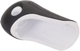Gazelle handvat dop rechts basis 88 mm - zwart met witte bies