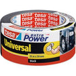 Tesa extra power universele textieltape ducttape voor repareren, bundelen of afdichten – zwart