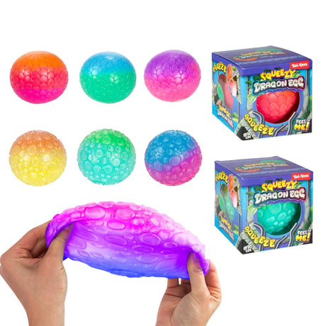 Toi-toys fun knijpbal -bumps- gevuld met foam 12cm 6ass