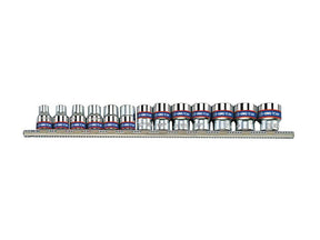 King tony socket set 3 8 13cz. kort spoor