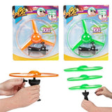 Toi-toys toi toys go play helikopterschijf afschieter 24cm 2 assorti