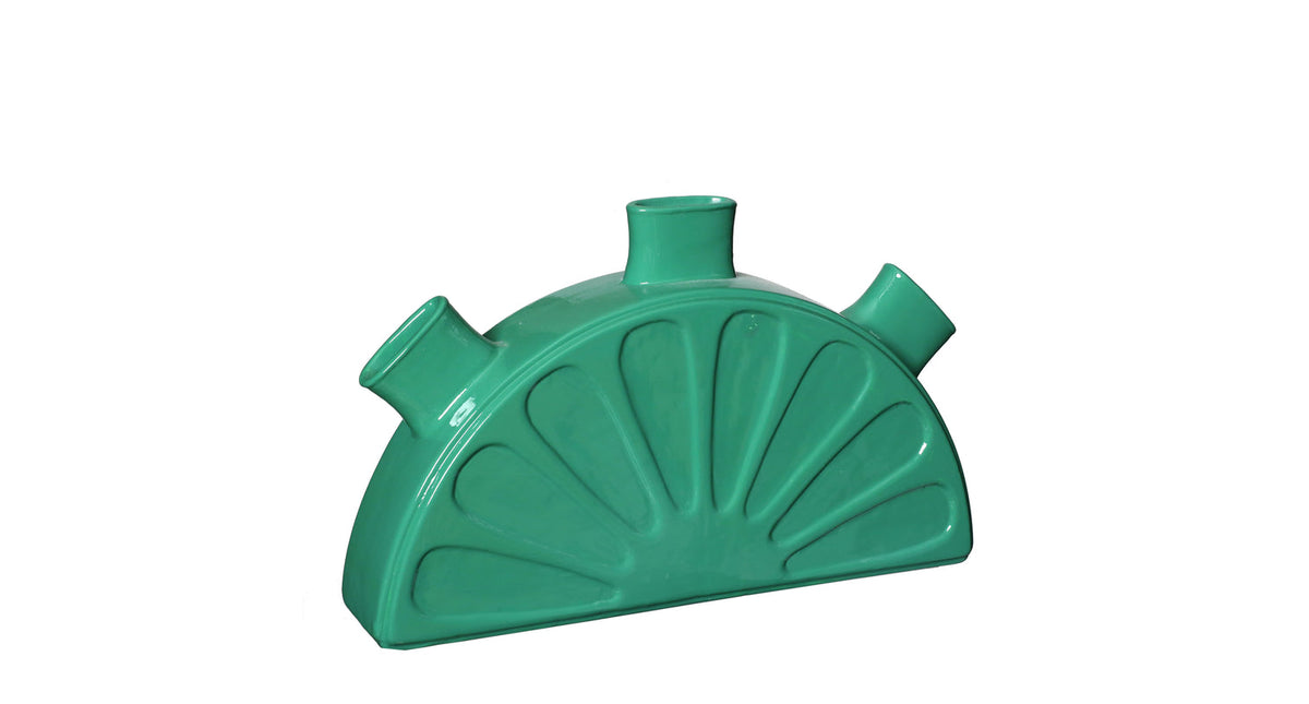 Vaas limon l28xw6xh17cm smaragd