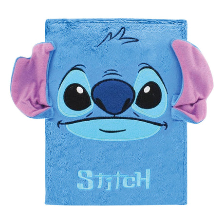 Lilo stitch luxe pluche notitieboek met pen