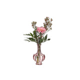 Ideas 4 seasons trevi vaas glas ø9xh15cm licht roze
