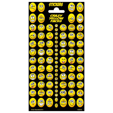 Creative craft group stickervel twinkle - grappige gezichten