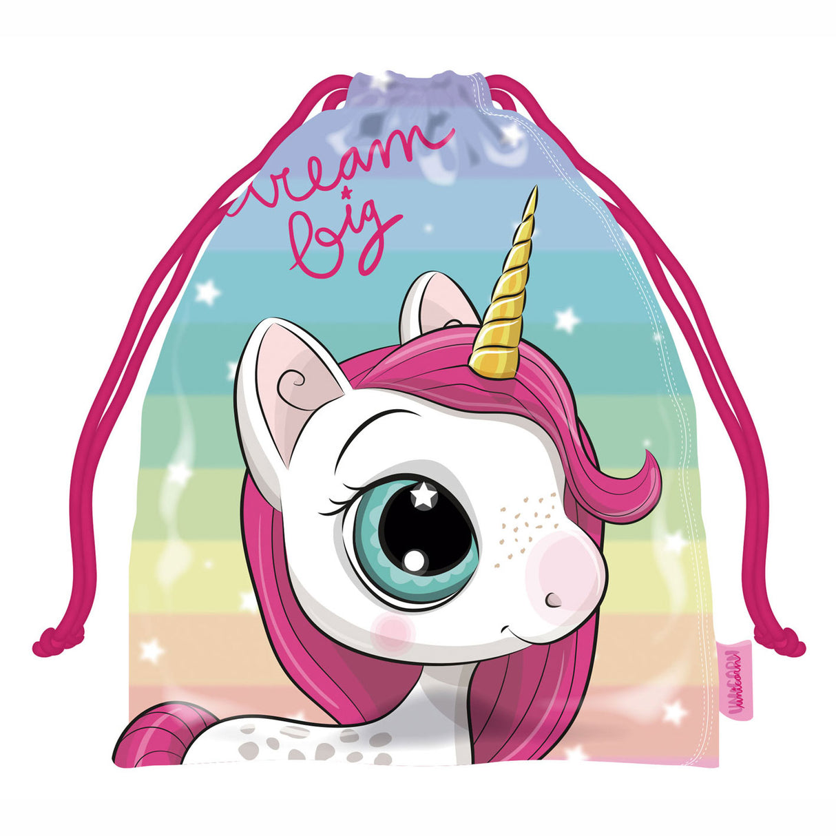 Hügeltasche Unicorn Dream Big