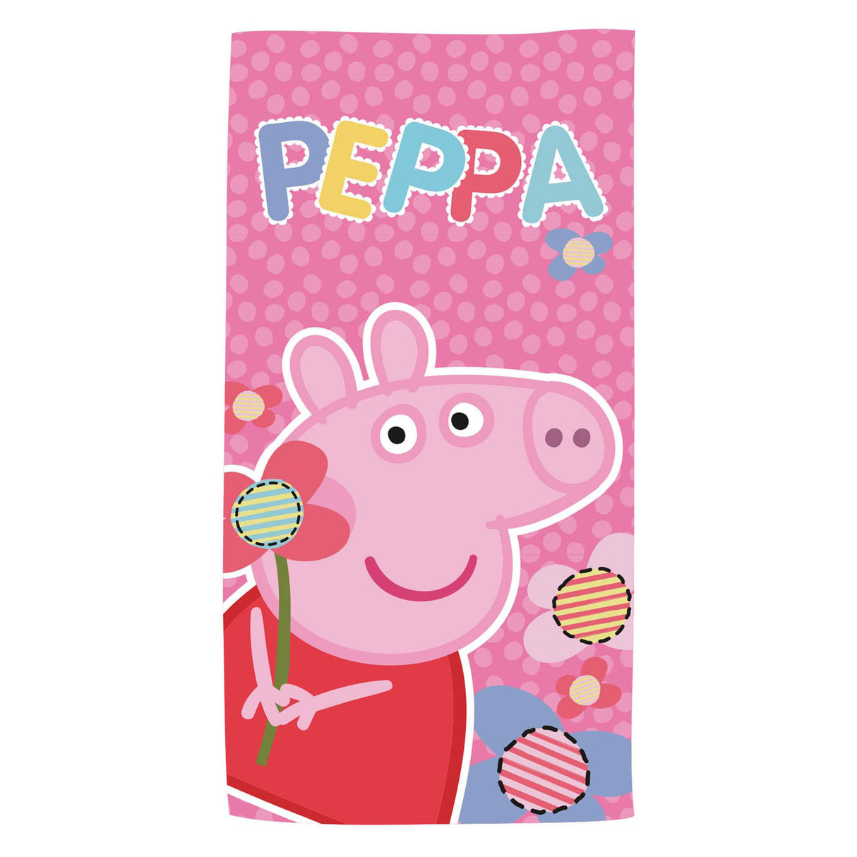 Serviette de plage de peppa pig 70x140cm