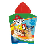 Paw patrol handdoek poncho ,110x55