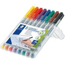 Staedtler lumocolor m non-permanent pen - box 8 st