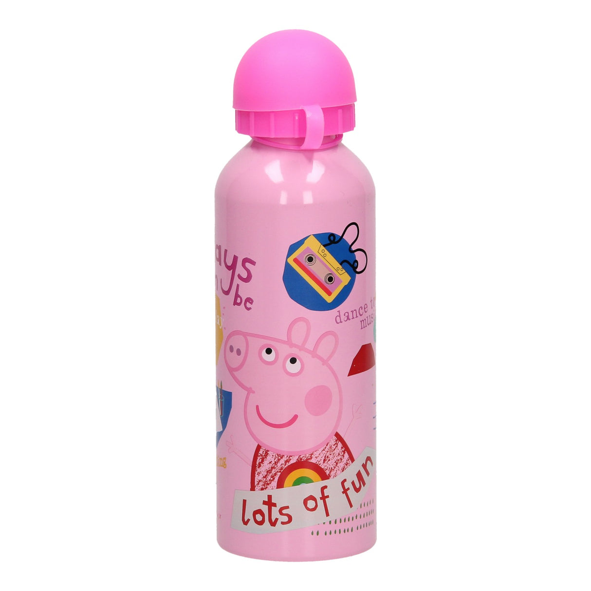 Kids licensing aluminium drinkfles peppa pig