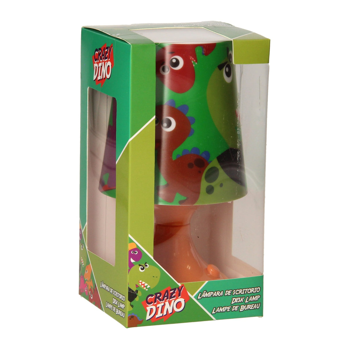 Lampe de table de licence pour enfants dinosaurus