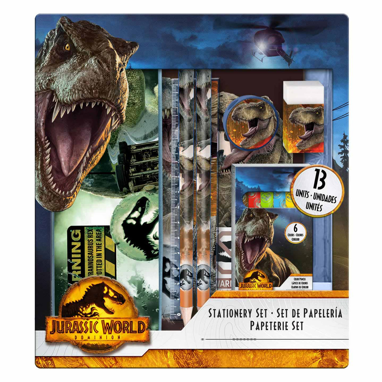 Jurassic World Pacience Set, 13DLG.