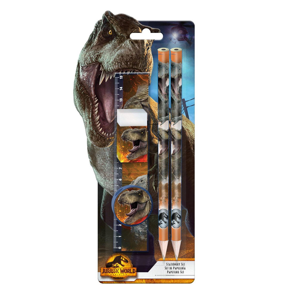 Jurassic World Stationery Set, 5dlg.