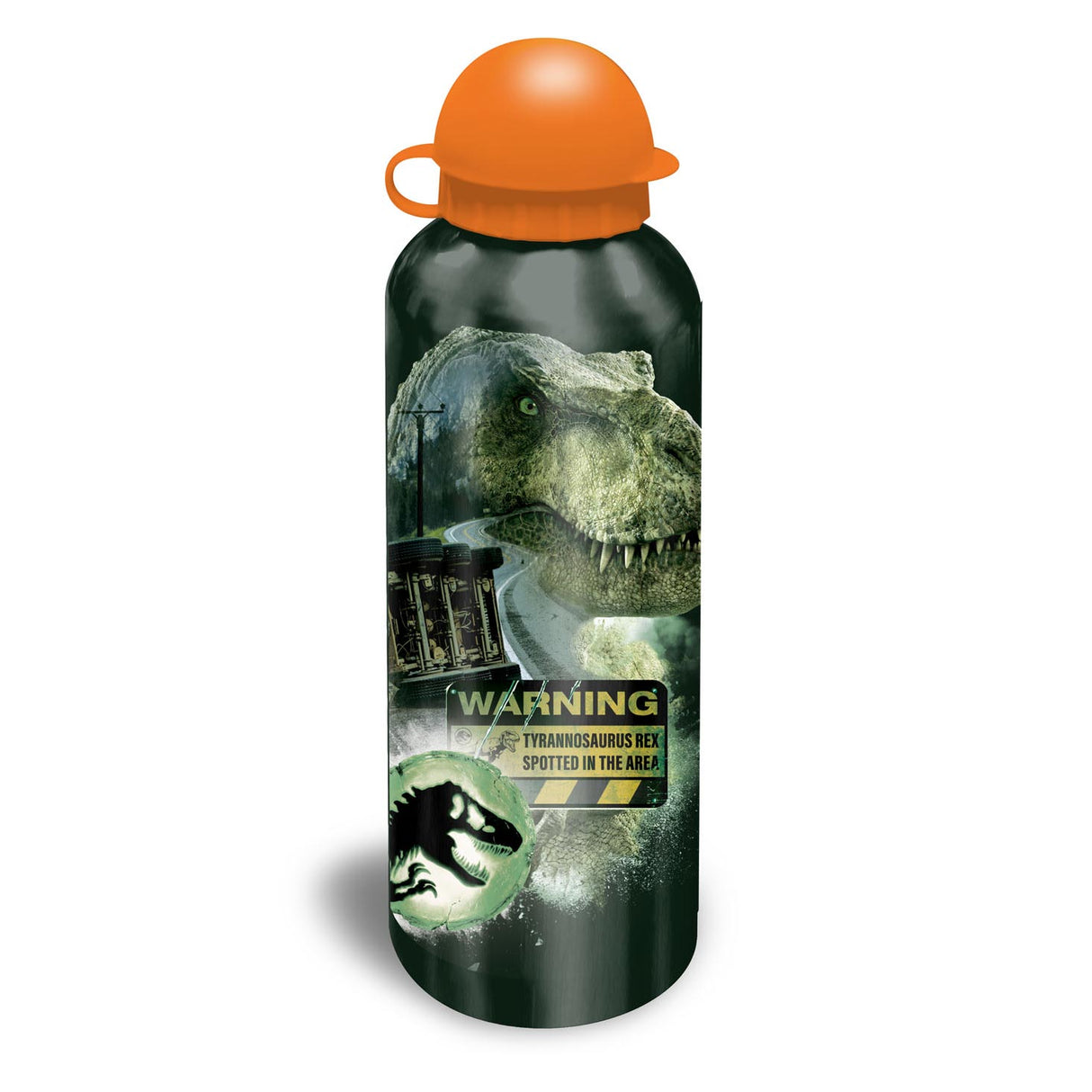 Děti licencování licencí Jurassic World BIDON, 500 ml oranžové