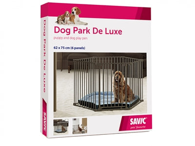 Savic Puppyren Dog Park Deluxe Black