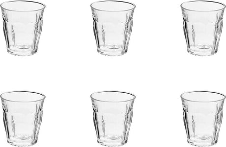 Duralex picardie waterglas 250ml 6 stuks transparant gehard glas