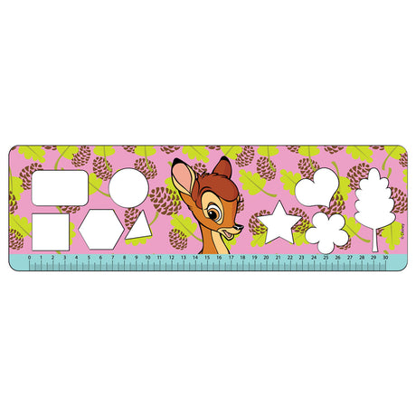 Disney bambi kleurplaten met stencil en stickervel