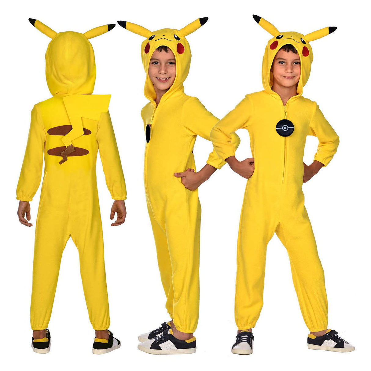 Pokémon Kanner Kostüm Pokemon Pikachusie, 6-8 Joer al