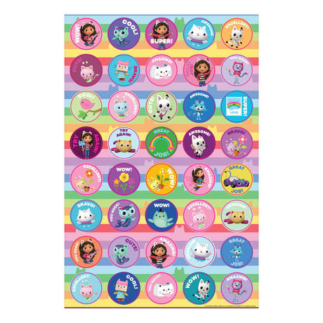 Beloningsstickers gabby's poppenhuis, 80dlg.