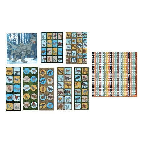 Jurassic world stickerset , 1000dlg.