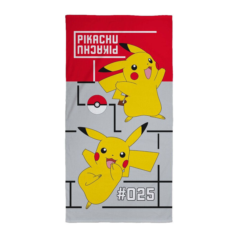 Pokémon Beach Ręcznik Pokemon Pikachu, 70x140cm