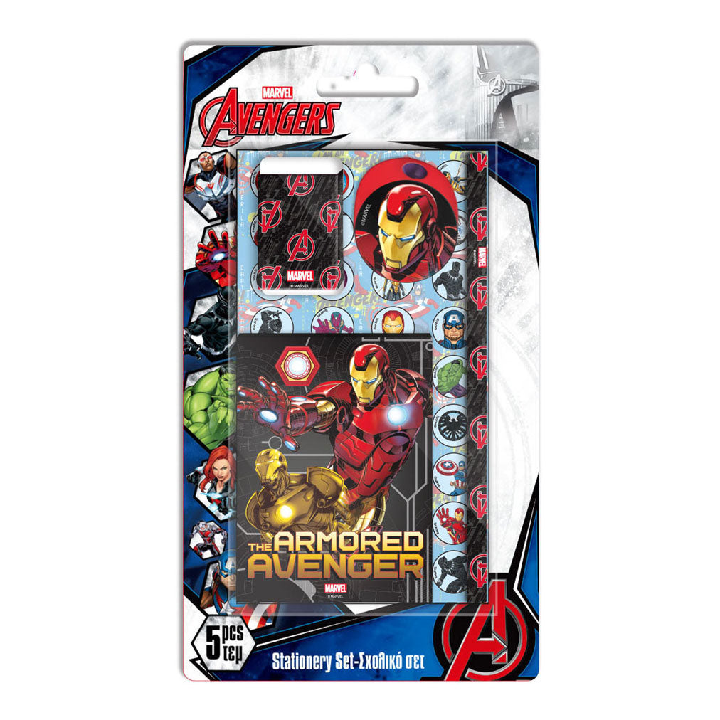 Papelery Set Avengers, 5dlg.