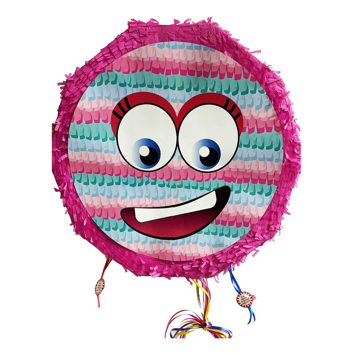 Pinata laacht Gesiicht rosa