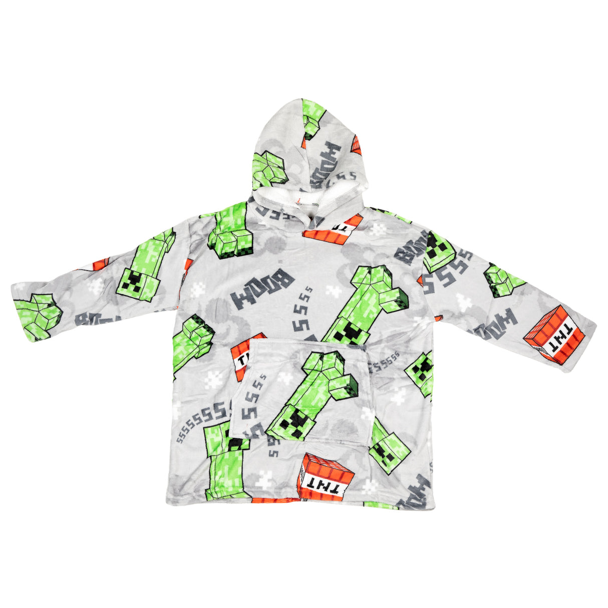 Minecraft Kids Fleece Hoodie Deken Trui, star 7-14 let