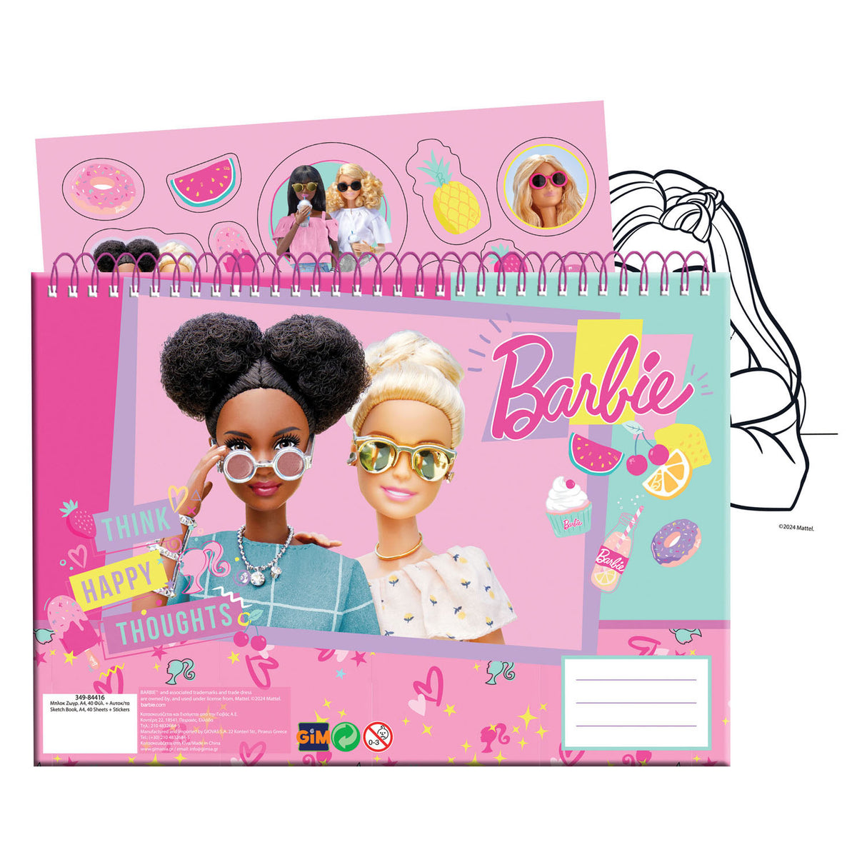 Barbie Block Barbie, 40 Blätter inkl