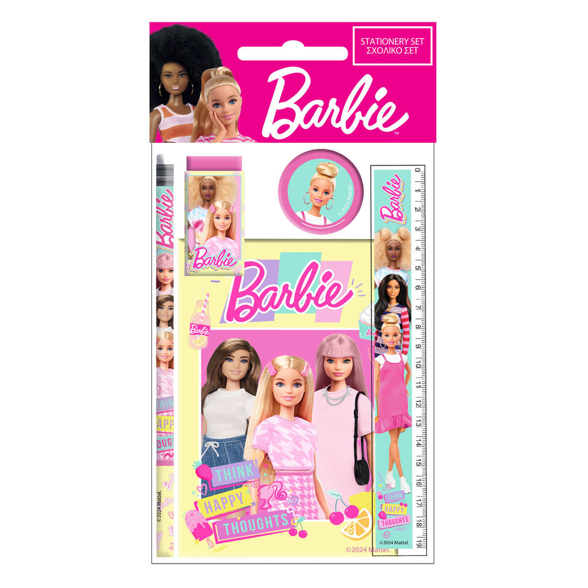 Barbie Writing Set Barbie, 5dlg