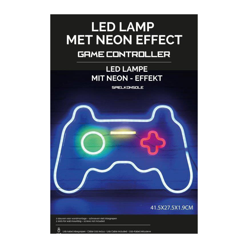 Controller del gioco lampada a led al neon