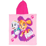 Paw patrol handdoek poncho roze 55x110cm