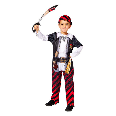 Duurzaam kinderkostuum piratenjongen - 3-4 jaar