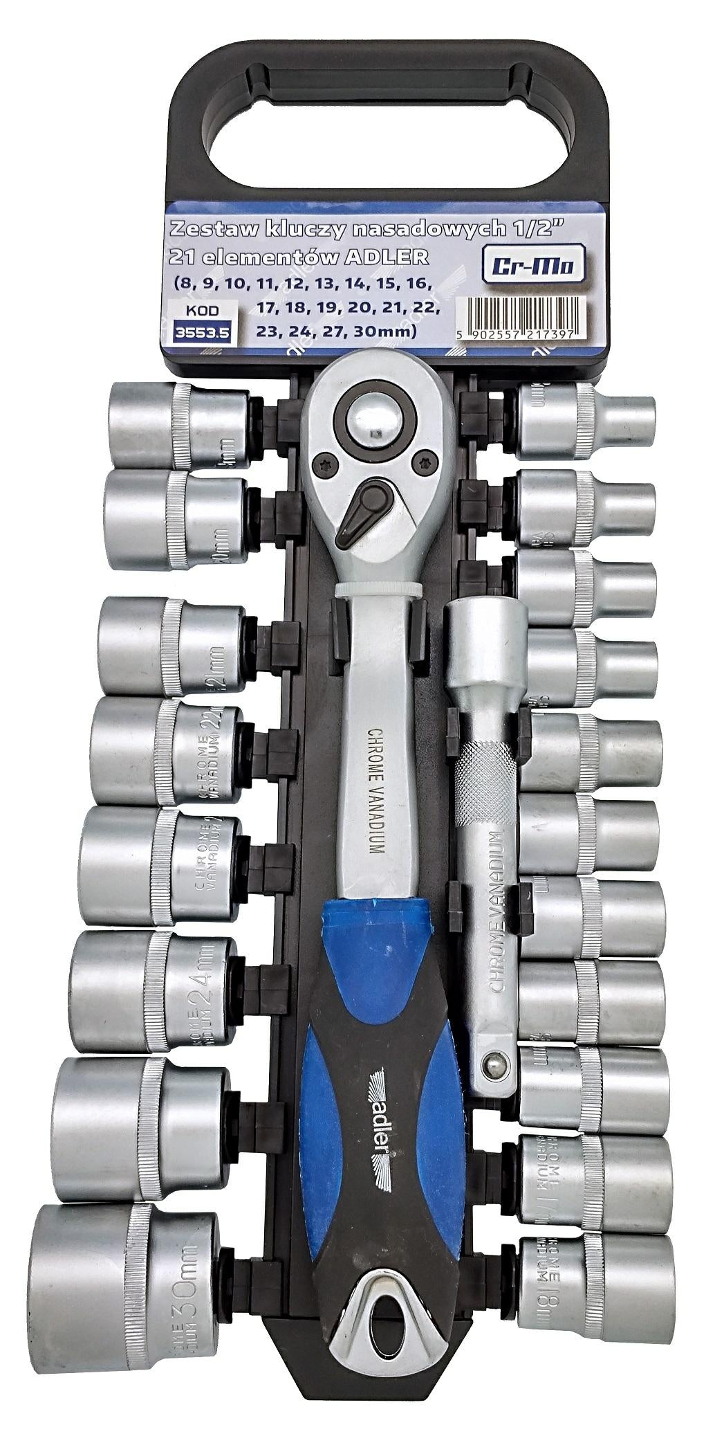 Adler set van stopcontactsleutels 1 2 21cz