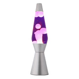 Lavalamp Silver Purple, 40cm