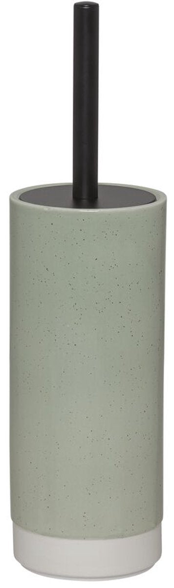 Sealskin - sablon - wc borstel - toiletborstel met houder - vrijstaand - saliegroen