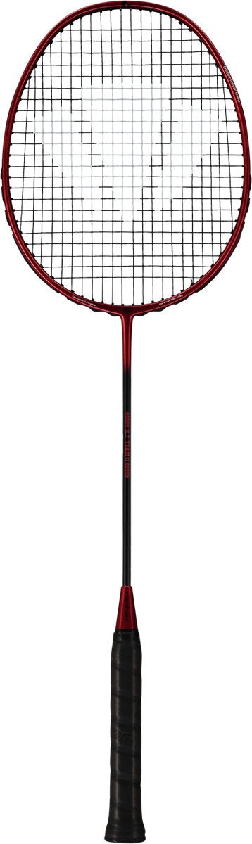 Carlton - badminton racket- 3.7 team ii- pearl red black