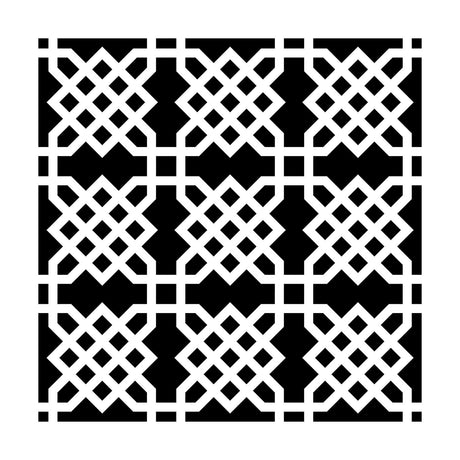 The crafter's workshop • template 15x15cm knot garden