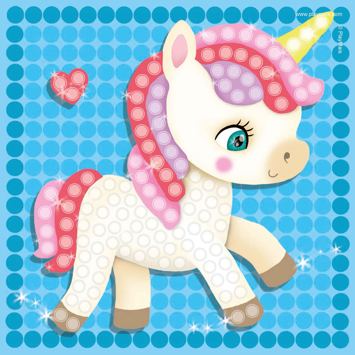 Playmais mosaico unicornio