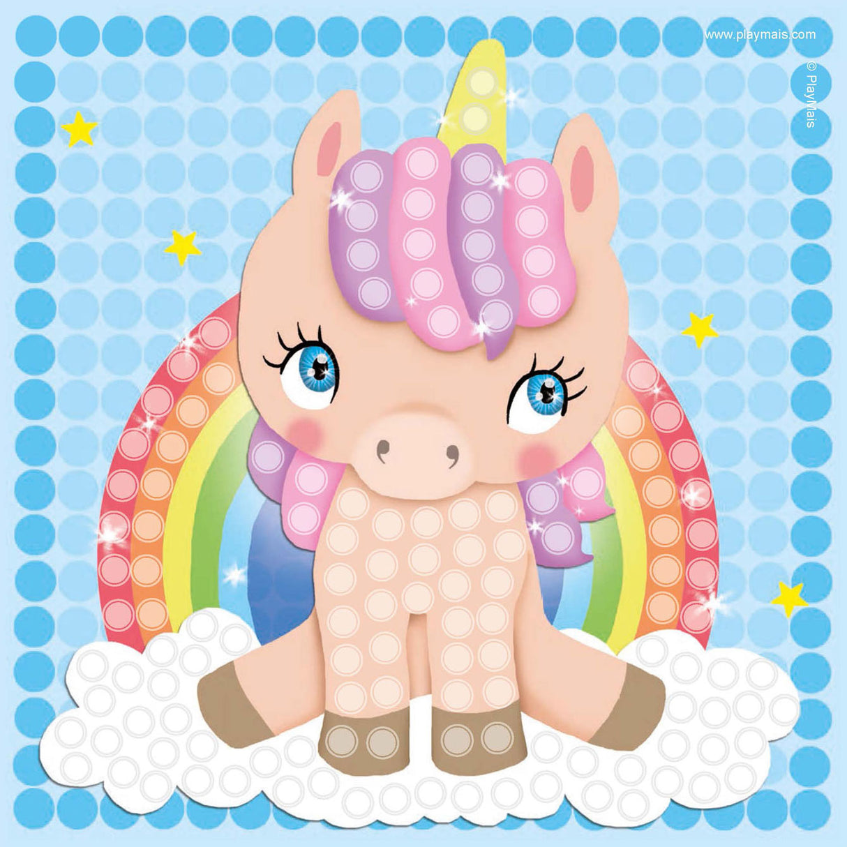 Playmais mosaico unicornio