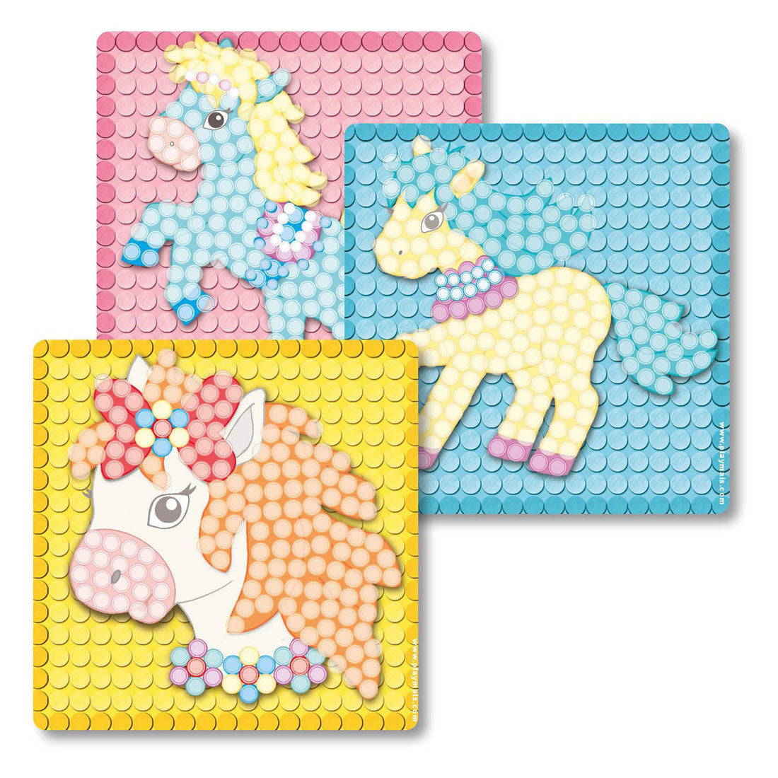 PlayMAis Mosaic Kaarte dekoréiert Dream Pony