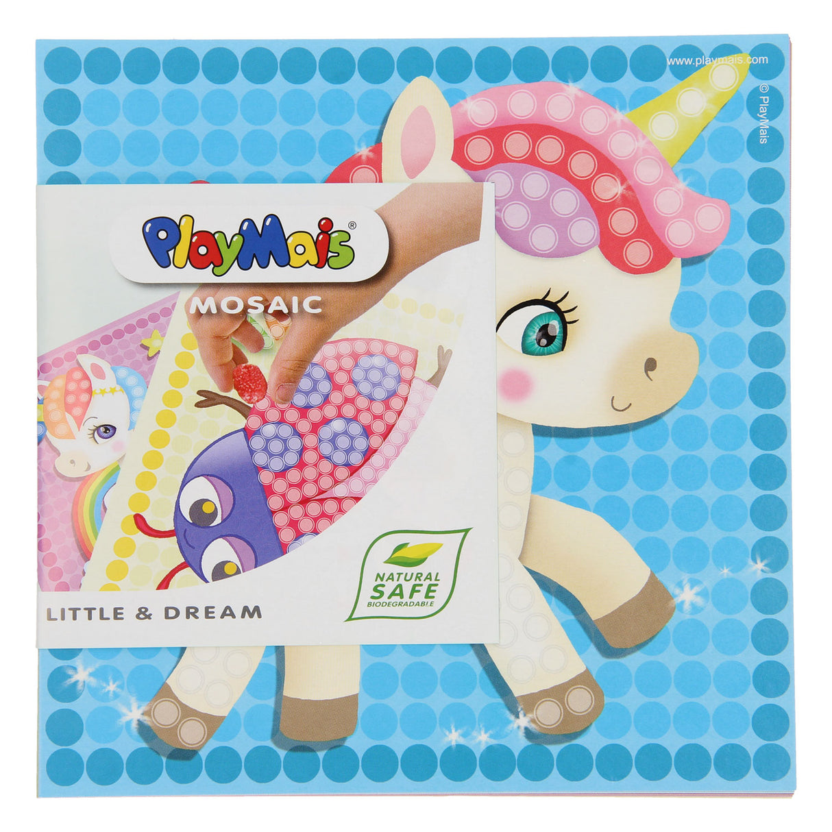 Playmais Playmais Cards Mosaic Decor Unicornio