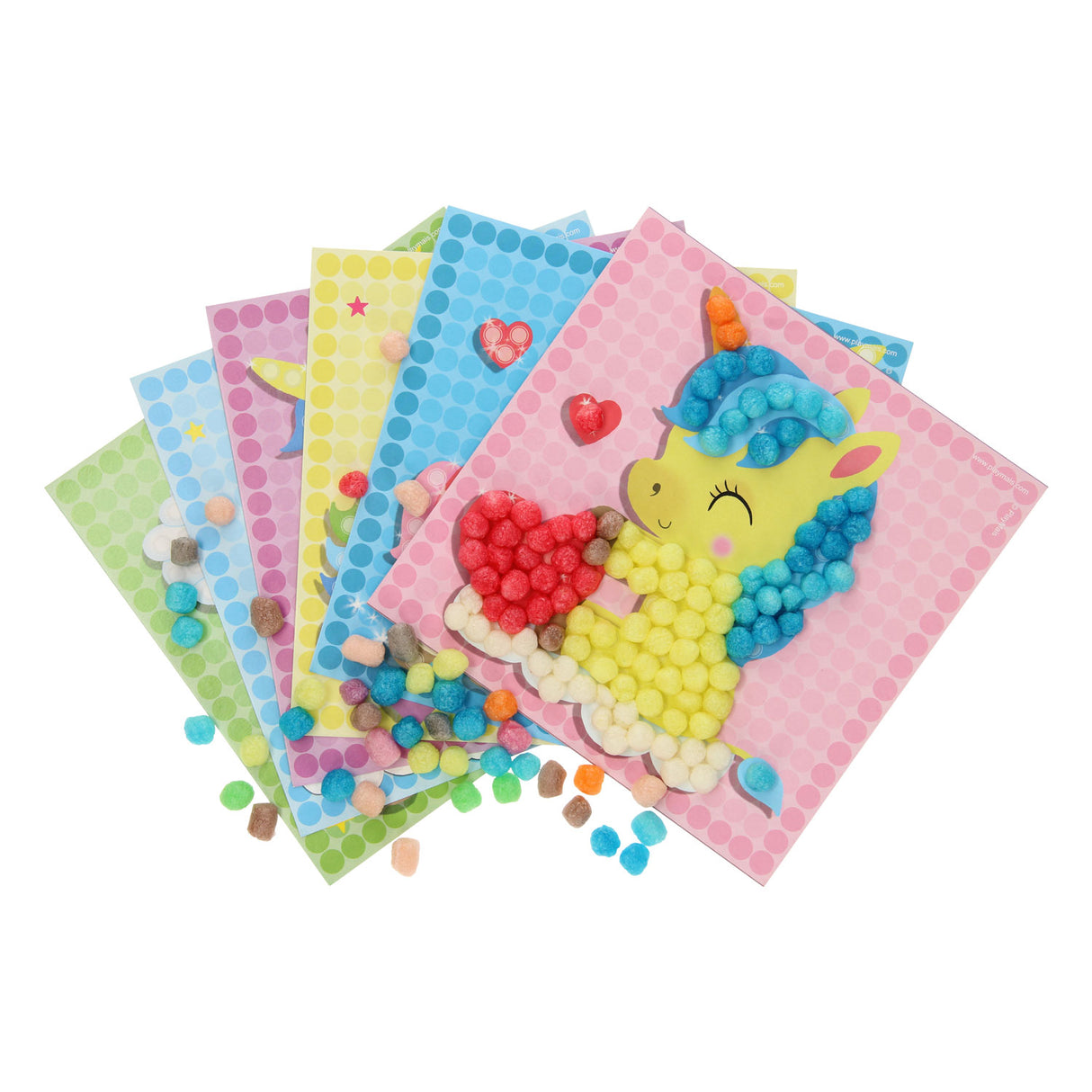 Playmais Playmais Cards Mosaic Decor Unicornio