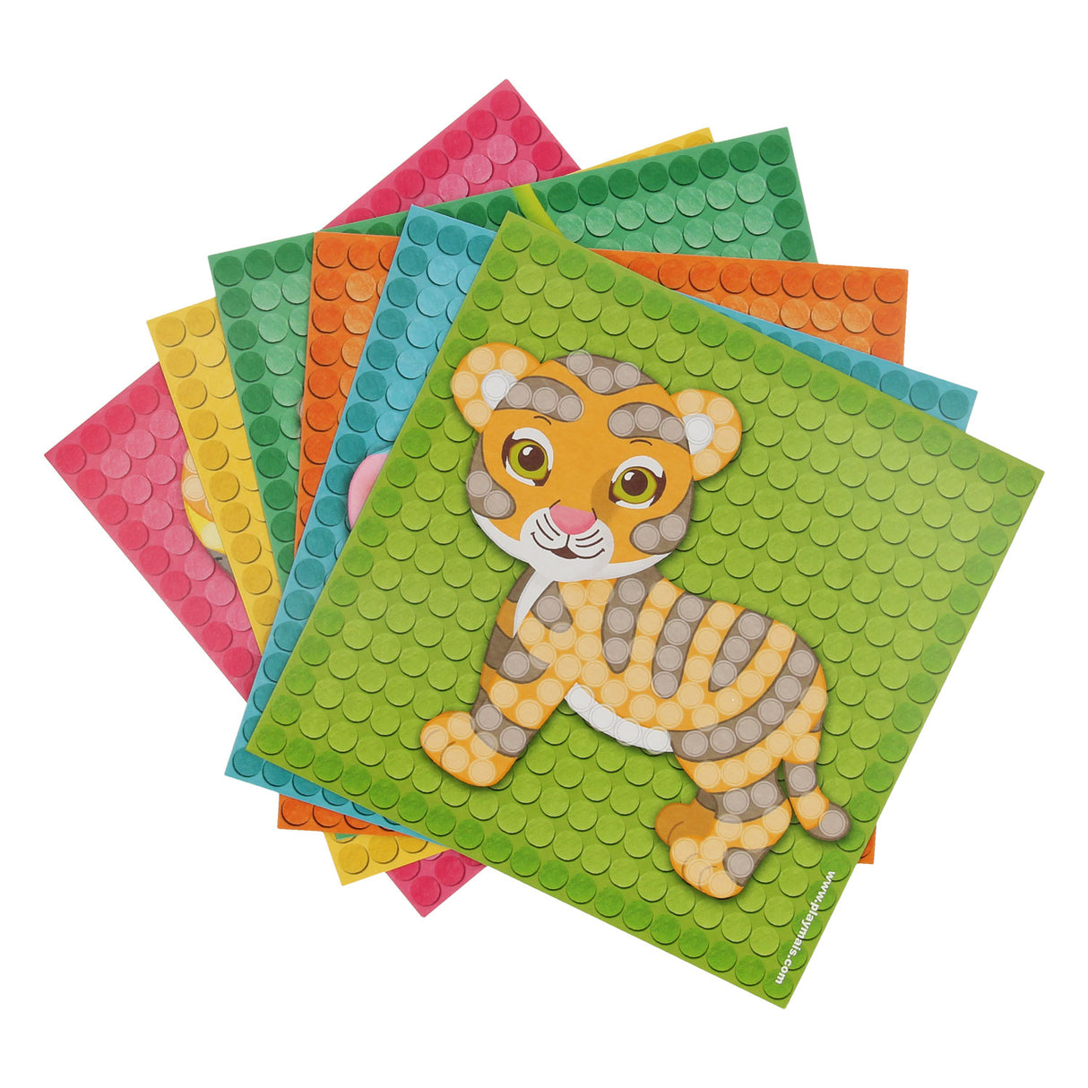 Playmais Playmais Cards Mosaic Decore Zoo