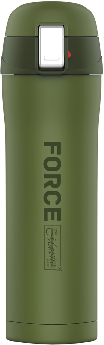 Maestro thermosfles - geïsoleerd roestvrij staal fles voor warme of koude dranken 400ml