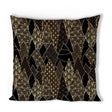 Ambiente kussenhoes luxury trees zwart -40x40cm -100% katoen
