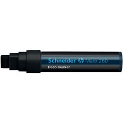 Schneider schrijfwaren schneider krijtmarker - maxx 260 - zwart - krijtstift - s-126001