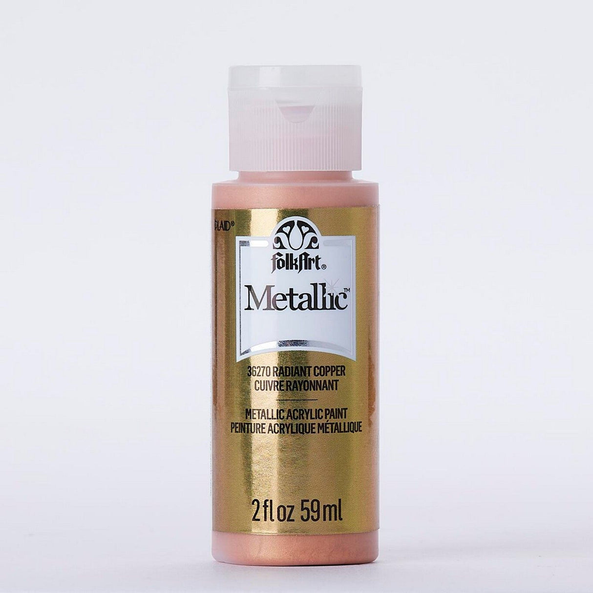Folkart • metallic acrylic paint radiant copper 59ml